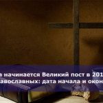 Когда начинается Великий пост в 2018 году у православных: дата начала и окончания