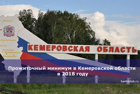 Прожиточный минимум в Кемеровской области в 2018 году