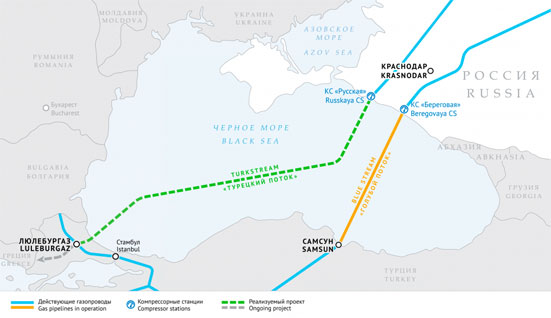 Газопровод “Турецкий поток” и его строительство в 2018 году - последние новости на сегодня