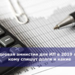 Налоговая амнистия для ИП в 2019 году — кому спишут долги и какие