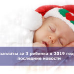 Выплаты за 3 ребенка в 2019 году — последние новости