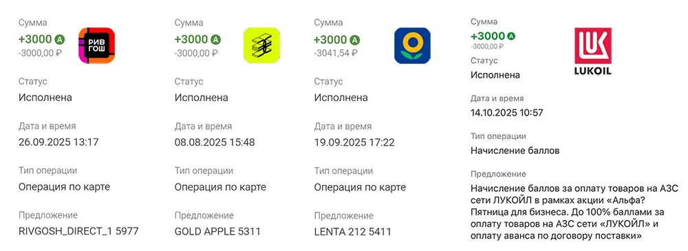 Кэшбэк по бизнес карте Альфа-Банка за альфа пятницу